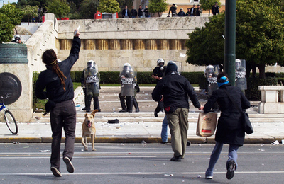 Greek Parliament at Syntagma square